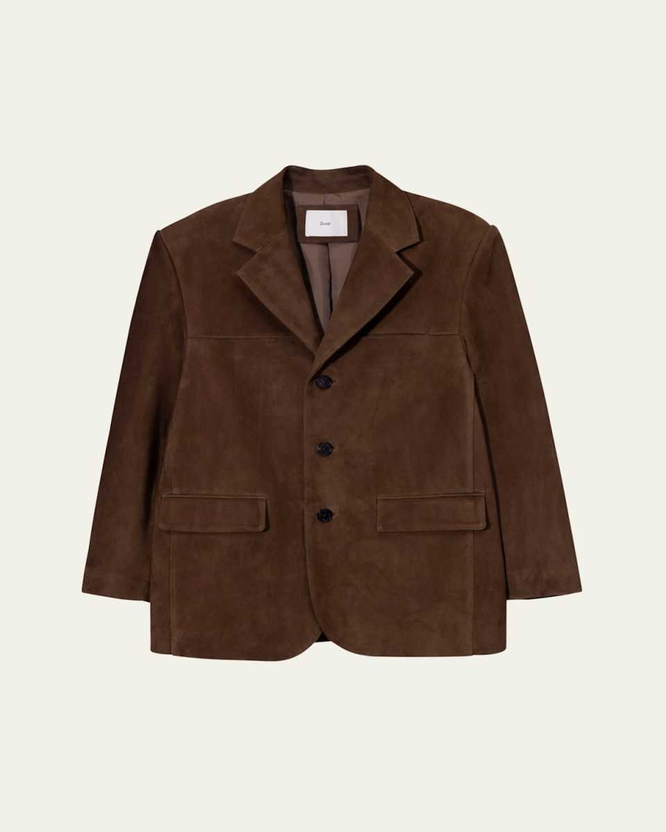 Unisex Tailored Suede Jacket